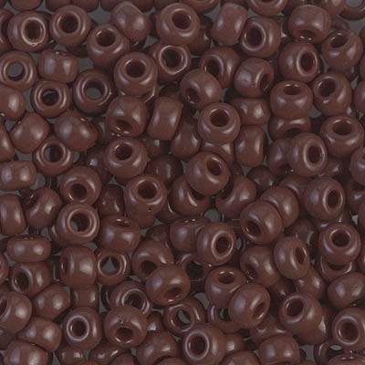 Opaque Chocolate Miyuki Seed Beads 6/0