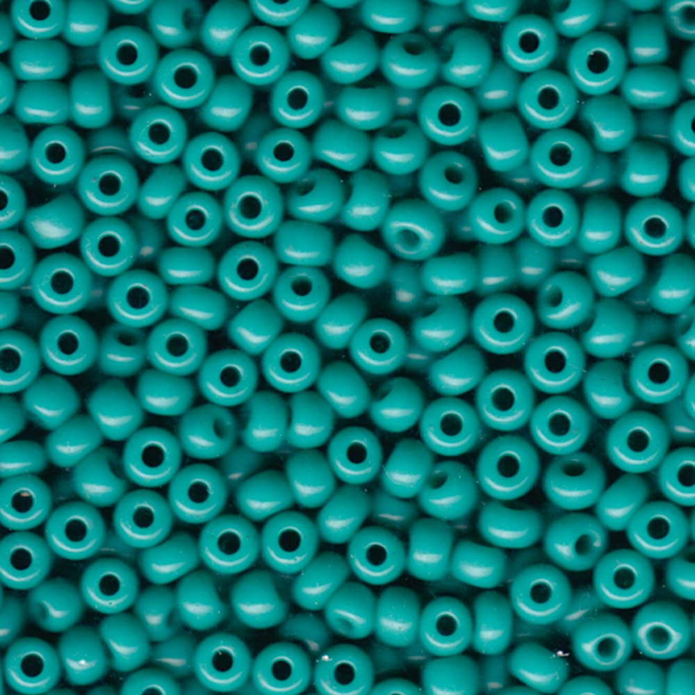 Opaque Turquoise Green Miyuki Seed Beads 6/0