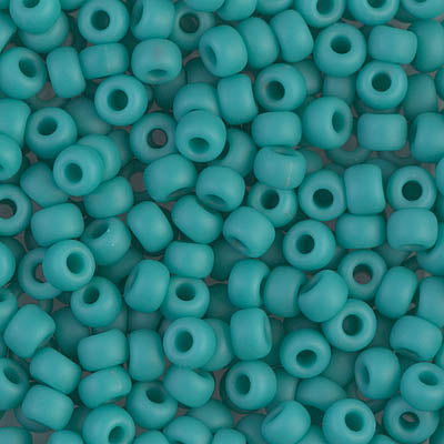 Matte Opaque Turquoise Miyuki Seed Beads 6/0