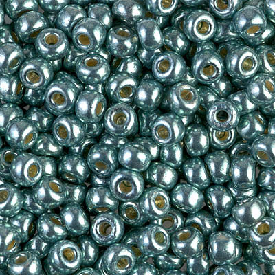 Duracoat Galvanized Dark Sea Foam Miyuki Seed Beads 6/0