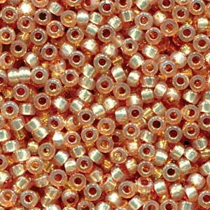 Duracoat Silver-Lined Dyed Topaz Gold Miyuki Seed Beads 6/0