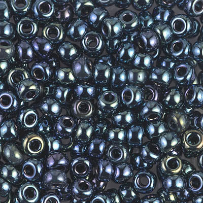 Gunmetal Iris Miyuki Seed Beads 6/0