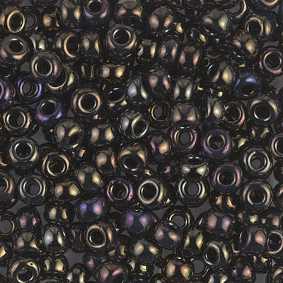 Metallic Dark Brown Miyuki Seed Beads 6/0
