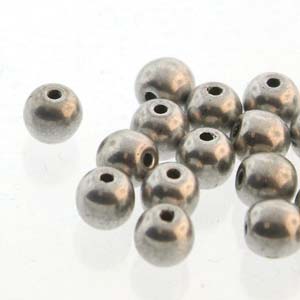 6MM Round Crystal Labrador Czech Glass Fire Polished Beads