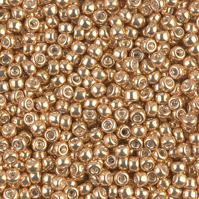 Galvanized Gold Miyuki Seed Beads 8/0