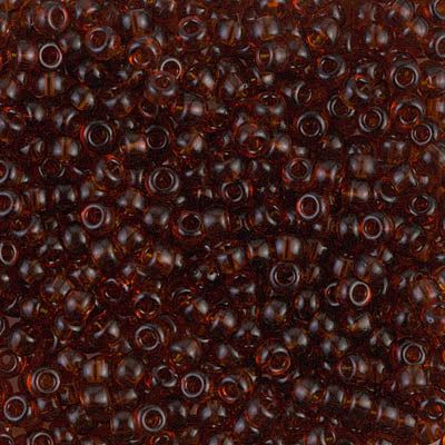 Transparent Dark Topaz Miyuki Seed Beads 8/0
