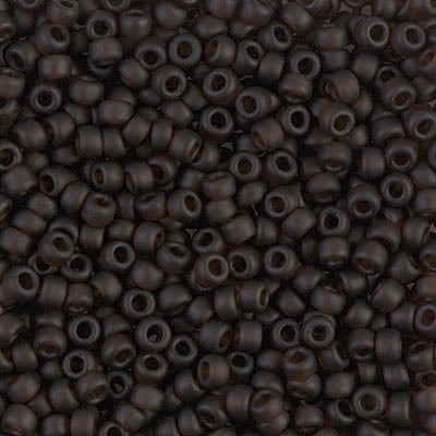 Matte Root Beer Miyuki Seed Beads 8/0