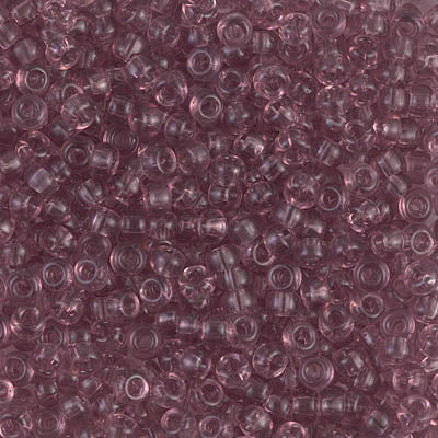 Transparent Smoky Amethyst Miyuki Seed Beads 8/0