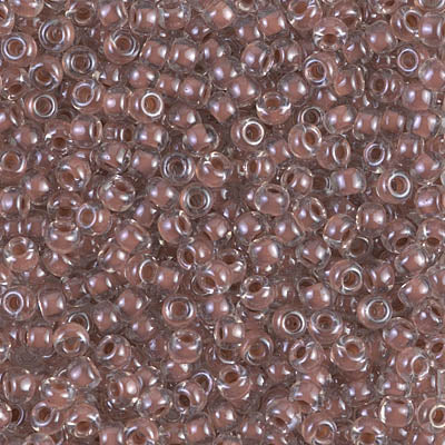 Cocoa Lined Crystal Miyuki Seed Beads 8/0
