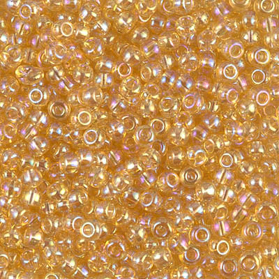 Transparent Light Topaz AB Miyuki Seed Beads 8/0