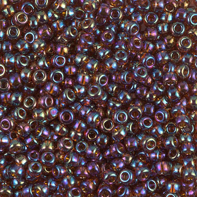 Transparent Topaz AB Miyuki Seed Beads 8/0