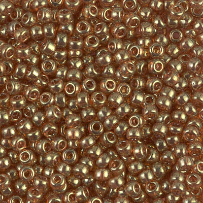 Topaz Gold Luster Miyuki Seed Beads 8/0
