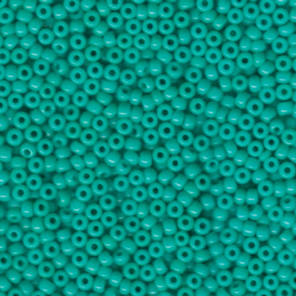 Opaque Turquoise Green Miyuki Seed Beads 8/0