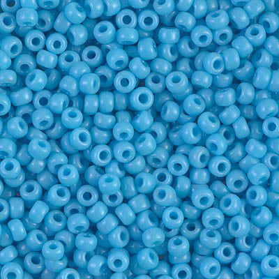 Opaque Turquoise Blue Miyuki Seed Beads 8/0