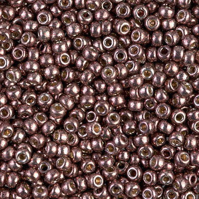Duracoat Galvanized Dark Mauve Miyuki Seed Beads 8/0