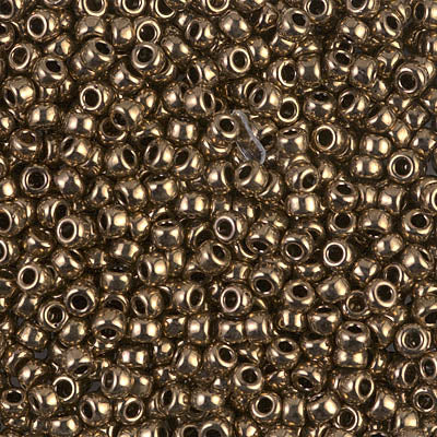 Metallic Dark Bronze Miyuki Seed Beads 8/0