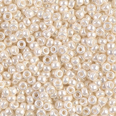 Ivory Ceylon Miyuki Seed Beads 8/0
