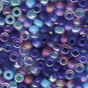 Caribbean Blue Mix Miyuki Seed Beads 8/0