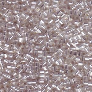 Silver Lined Crystal Miyuki Hex Cut Seed Beads 8/0