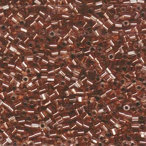 Copper Lined Crystal Miyuki Hex Cut Seed Beads 8/0