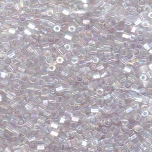 Crystal AB Miyuki Hex Cut Seed Beads 8/0