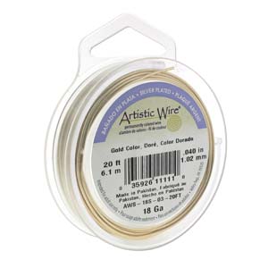 Artistic Wire - 28 Gauge Natural