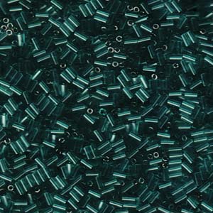 Teal Miyuki Bugle Beads 3mm (#1)