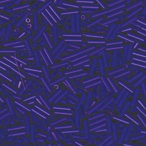 Opaque Cobalt Miyuki Bugle Beads 6mm (#2)