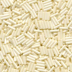 Ceylon Light Yellow Miyuki Bugle Beads 6mm (#2)