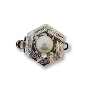 Elegant Elements Single Strand Clasp with Pearl