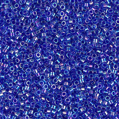 Blue Violet AB Miyuki Delica Beads 11/0