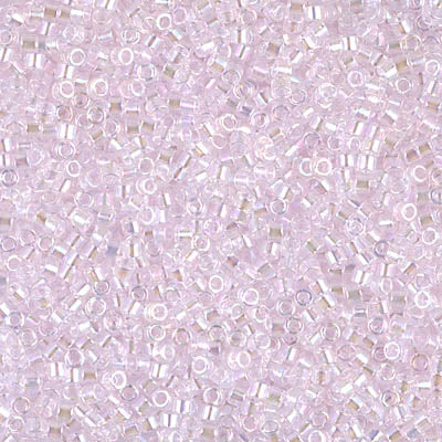 Lined Pink AB Miyuki Delica Beads 11/0
