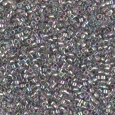 Transparent Grey Iris Miyuki Delica Beads 11/0