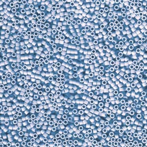 Opaque Agate Blue Miyuki Delica Beads 11/0