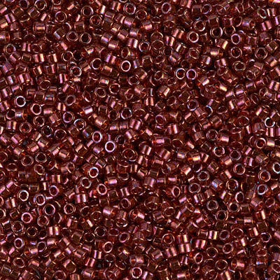 Red Metallic Miyuki Delica Beads 11/0