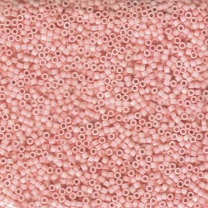 Matte Opaque Light Salmon Miyuki Delica Beads 11/0