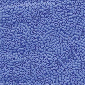 Matte Opaque Cyan Blue Miyuki Delica Beads 11/0