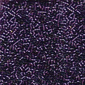 Sparkling Purple Lined Amethyst AB Miyuki Delica Beads 11/0