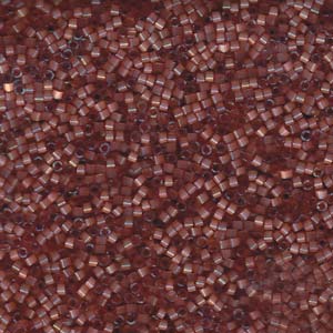 Dyed Dark Berry Silk Satin Miyuki Delica Beads 11/0
