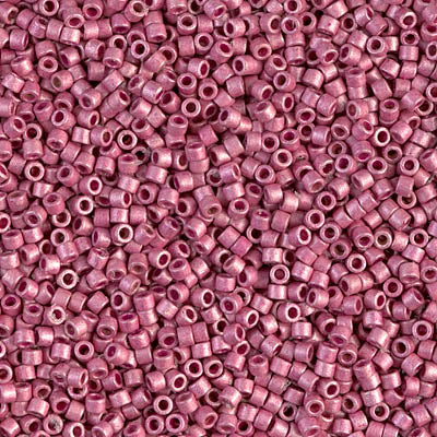 Duracoat Galvanized Matte Hot Pink Miyuki Delica Beads 11/0