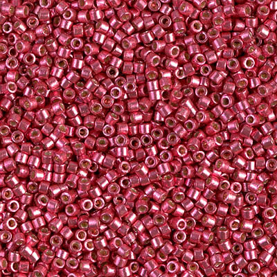 Duracoat Galvanized Light Cranberry Miyuki Delica Beads 11/0