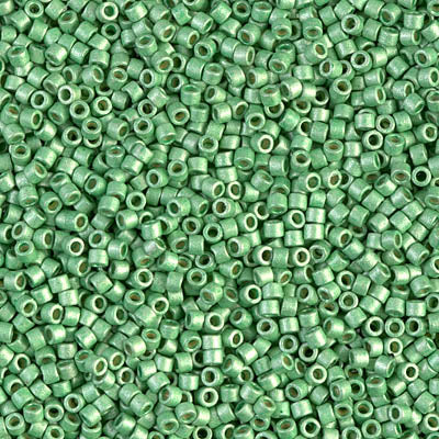 Duracoat Galvanized Matte Dark Mint Green Miyuki Delica Beads 11/0