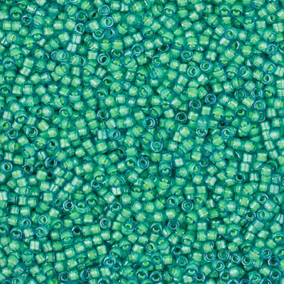Luminous Mermaid Green Miyuki Delica Beads 11/0