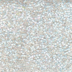 White Opal AB Miyuki Delica Beads 11/0