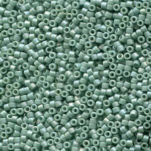 Frosted Opaque Glaze Rainbow Celadon Miyuki Delica Beads 11/0