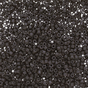 Duracoat Opaque Charcoal Grey Miyuki Delica Beads 11/0