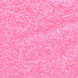 Lined Crystal Light Pink Miyuki Delica Beads 11/0