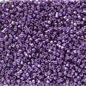 Duracoat Galvanized Dark Lilac Miyuki Delica Beads 11/0