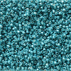 Duracoat Galvanized Capri Blue Miyuki Delica Beads 11/0