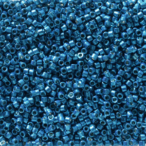 Duracoat Galvanized Dark Capri Blue Miyuki Delica Beads 11/0
